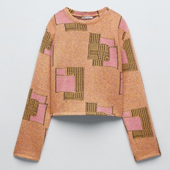 Zara Sweaters - Zara Patterned Sweater